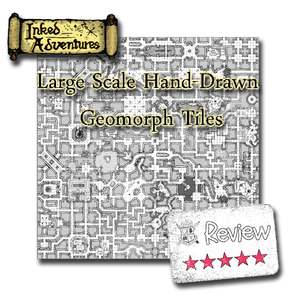 Frugal GM Review: Inked Adventures Hand Drawn Large Geomorph Tiles ...