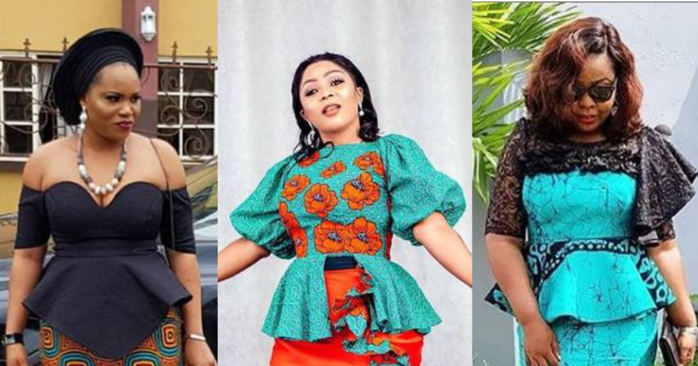 ankara skirt and blouse for ladies