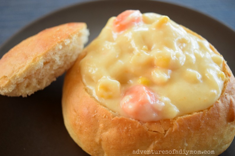 Cheesy Corn Chowder Recipe Adventures of a DIY Mom