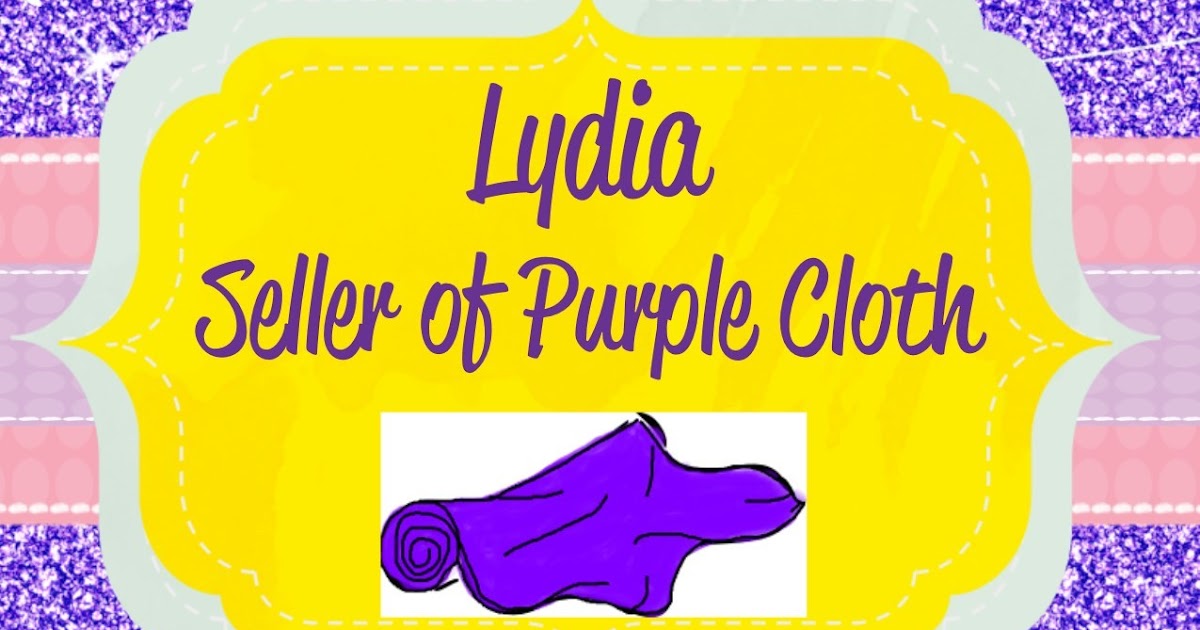 Bible Fun For Kids Lydia