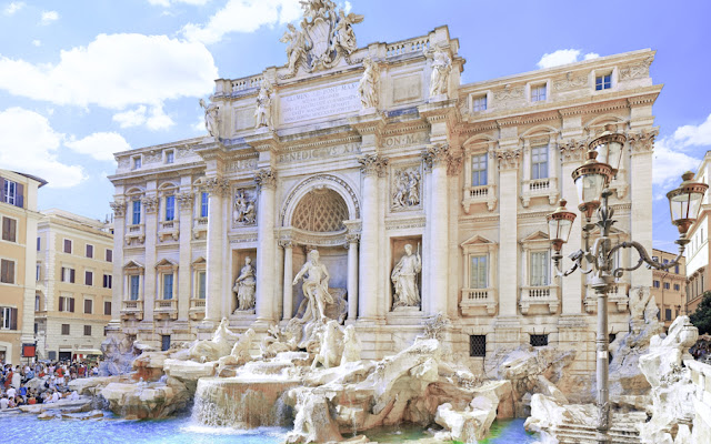 La fontana di Trevi