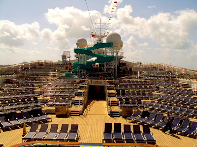 Empty Cruiseship Deck