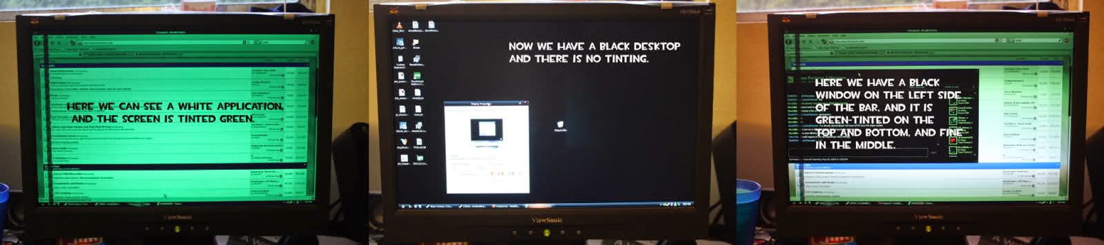 contoh tinted screen pada monitor