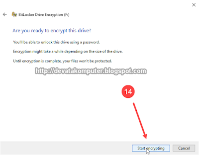 Gambar 8 - Cara Mengaktifkan BitLocker di Windows 10