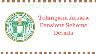 Telangana Assara Pensions Scheme Details