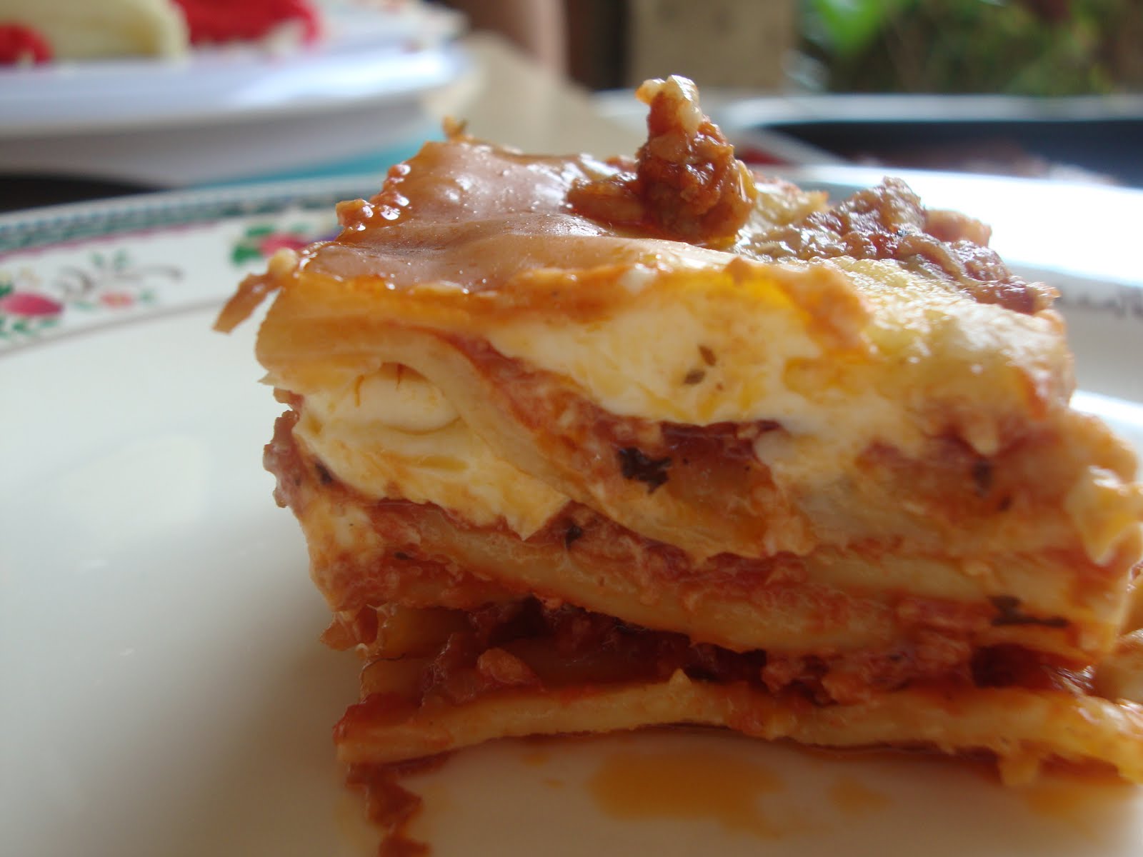 Undomesticated Happiness Lasagna with Bechamel Sauce