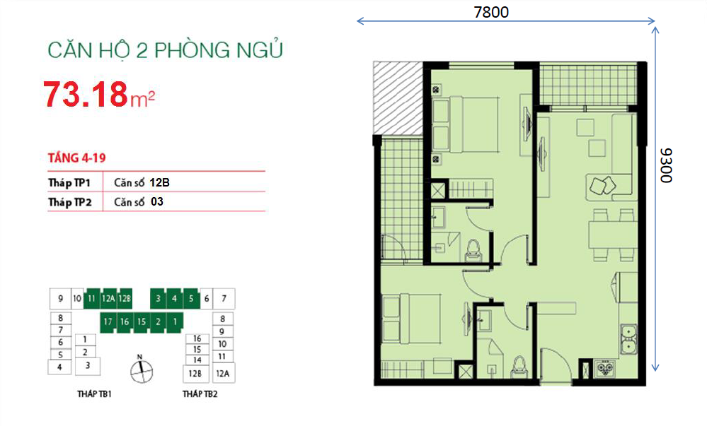 Thiết kế căn hộ The Botanica Thiết kế căn hộ The Botanica