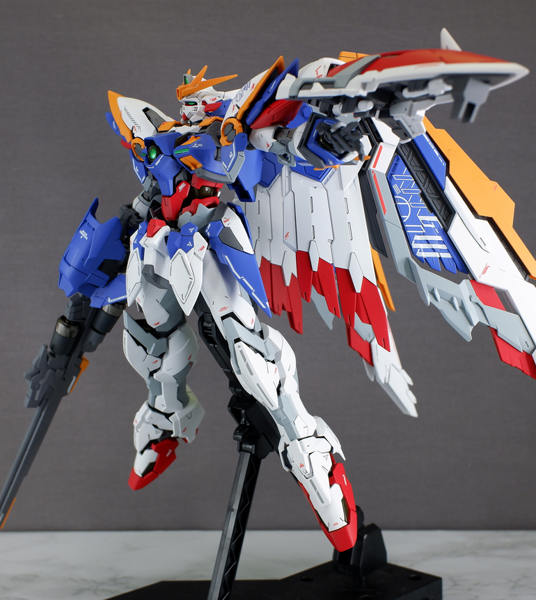 Painted Build Hirm 1 100 Wing Gundam Ew Gundam Kits Collection News And Reviews