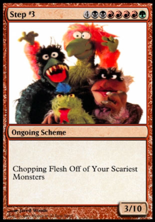 How To Save Money in 10 Easy Steps, Step #3: Chopping Flesh Off of Your Scariest Monsters