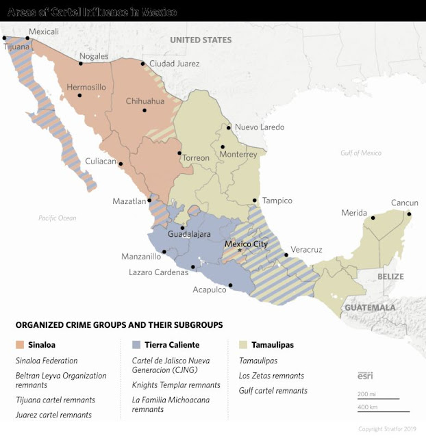 2019 MAPA DE LOS CARTELES EN MEXICO Stratfort%2Bmapa1