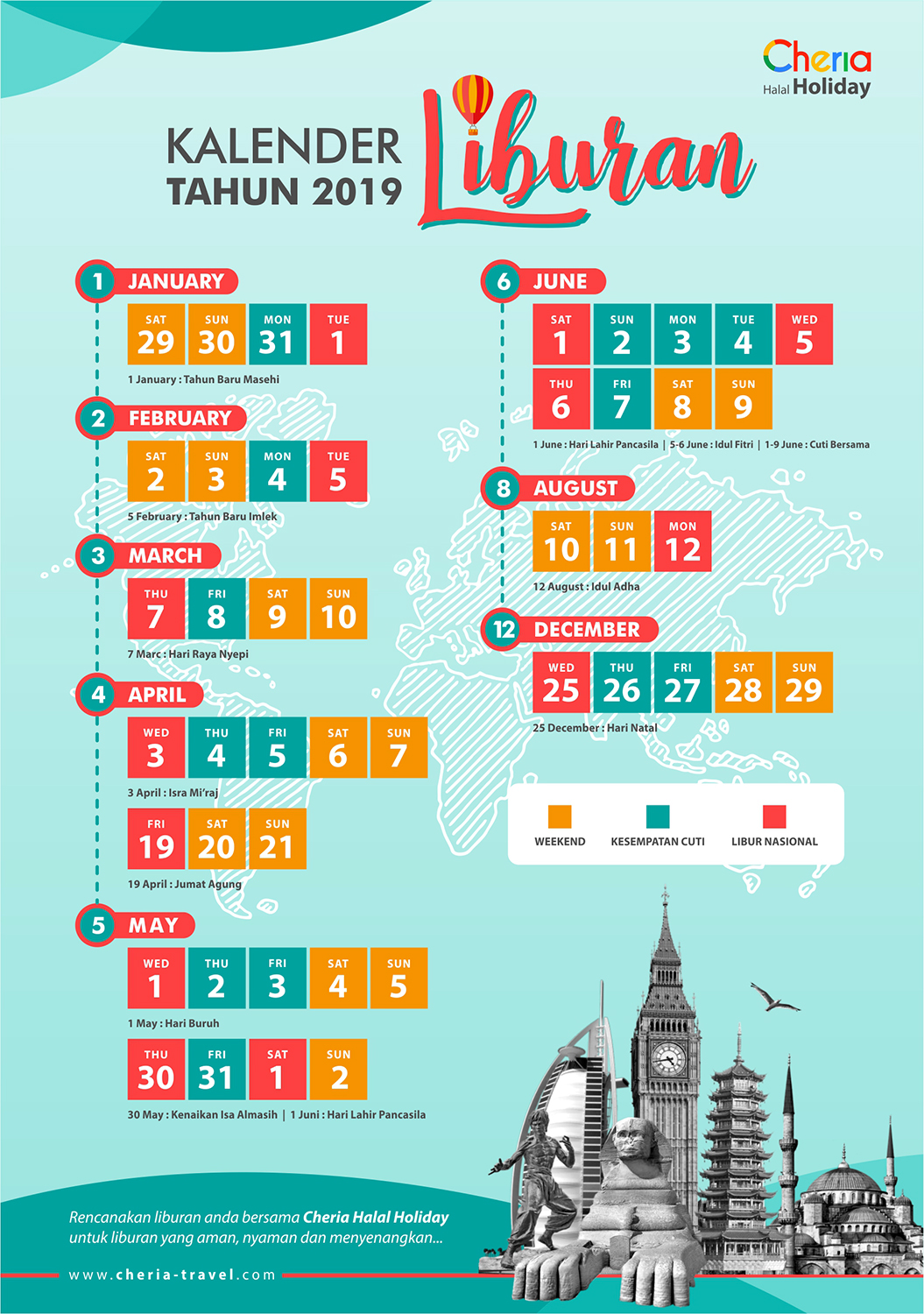 Kalender Lebaran Haji 2019 - Ucapan Lebaran