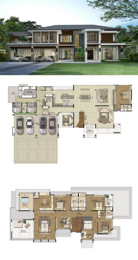 rumah minimalis plus denah