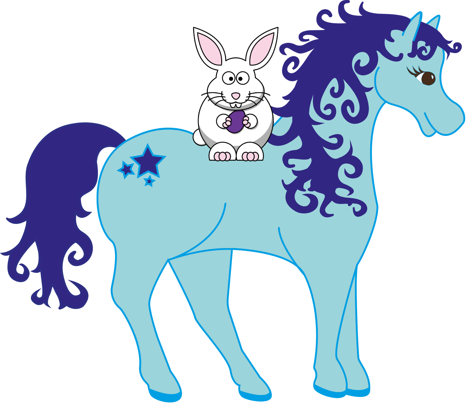 FREE Horse Easter Clipart (Personal and Commercial Use) Everything