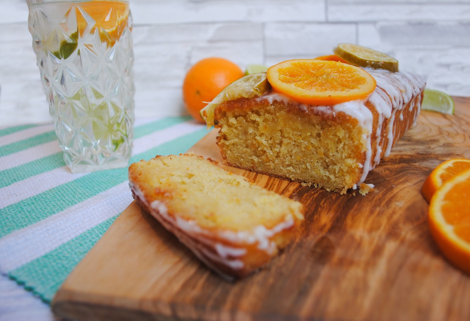Sharkett Sisters MEDITERRANEAN GIN AND TONIC DRIZZLE CAKE