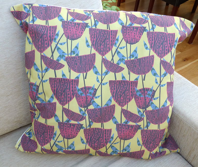 LinsArt Art Deco Flower Cushion
