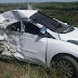 Mulher fica ferida após bater com carro na BR-423, em Jupi