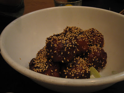 Yardbird, korean fried cauliflowers