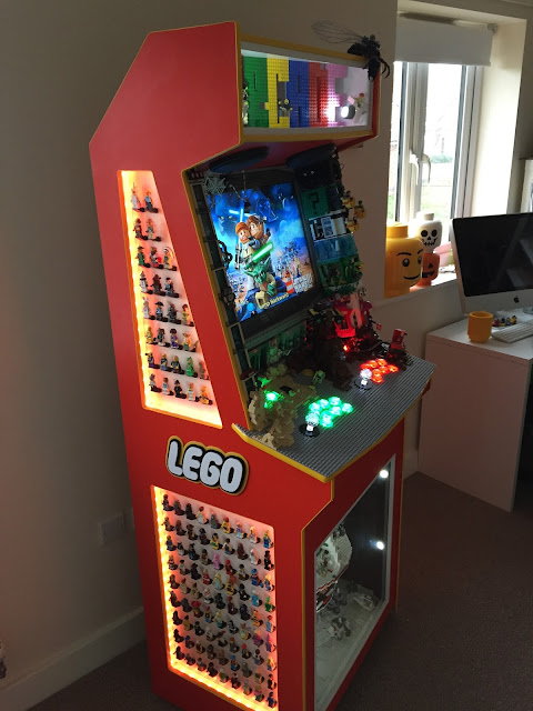 how to make a working lego arcade machine