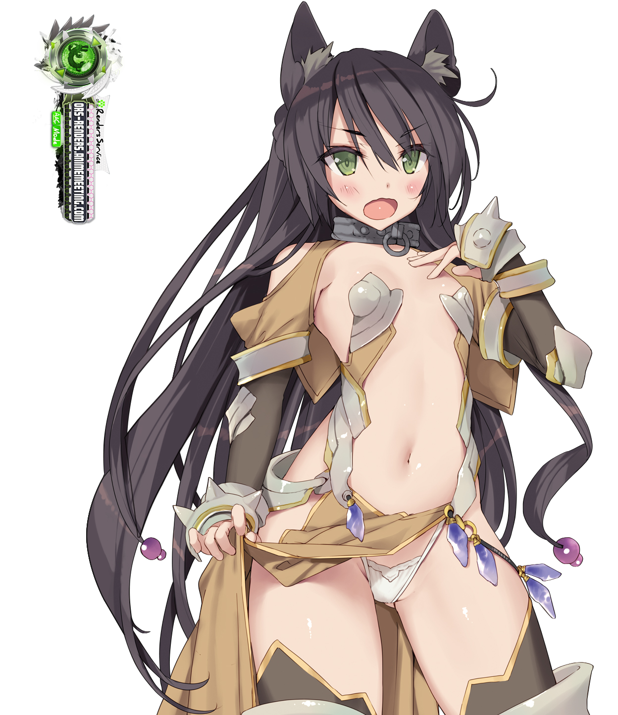 Isekai Maou:Rem Galeu Hyper Echii Bikini Armor Render.