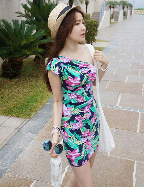 [Miamasvin] Venus Cut Floral Dress | KSTYLICK - Latest Korean Fashion ...
