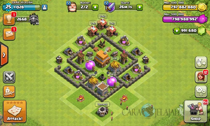 Desain Formasi Base TH 4 COC Terbaik Dan Terbaru 13 Desain Formasi Base TH 4 COC Terbaik Dan Terbaru 13