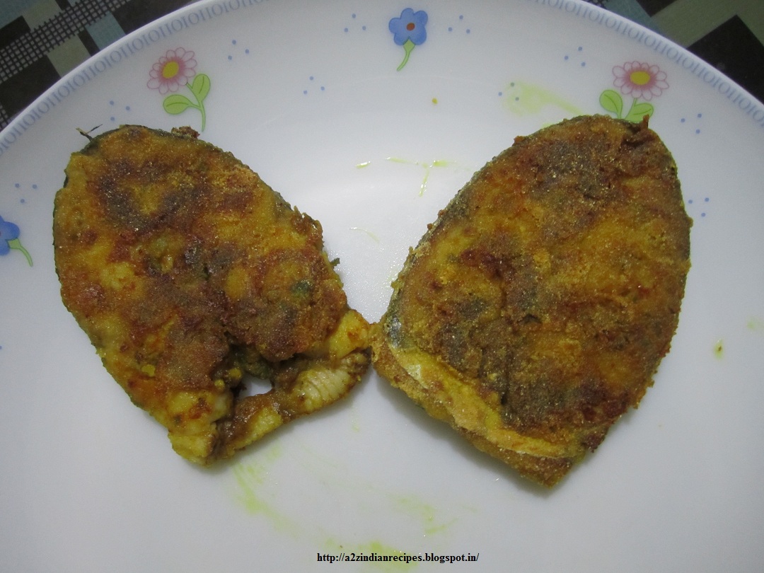 a2zindianrecipes Surmai / King Fish Fry