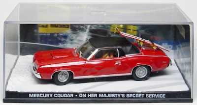 Autos a escala colección James Bond Mercury Cougar