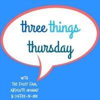 What's Up with You" {Three Things Thursday}