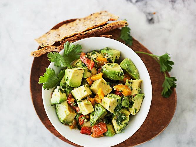 Salad Recipes Avocado salad with cotija dressing Recipe