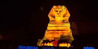 Sound and light show in the Pyramids 