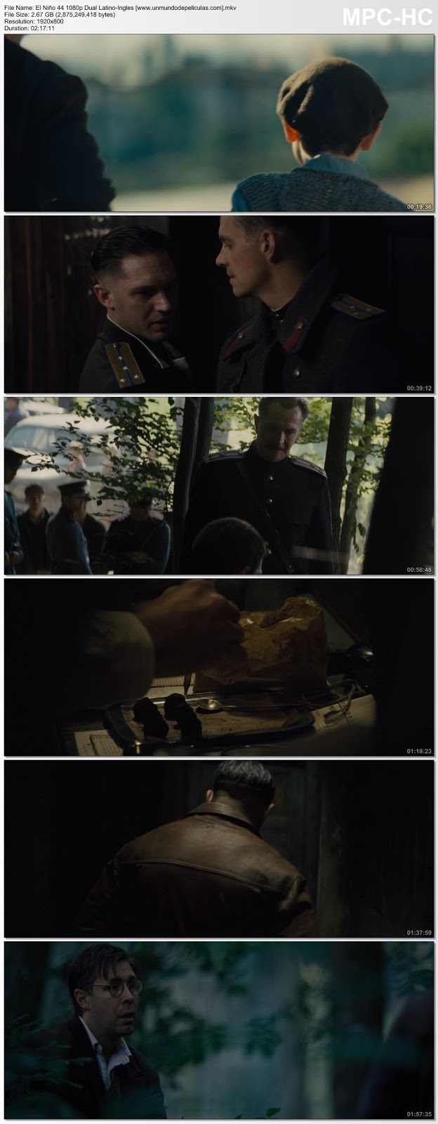 Capturas de la película.