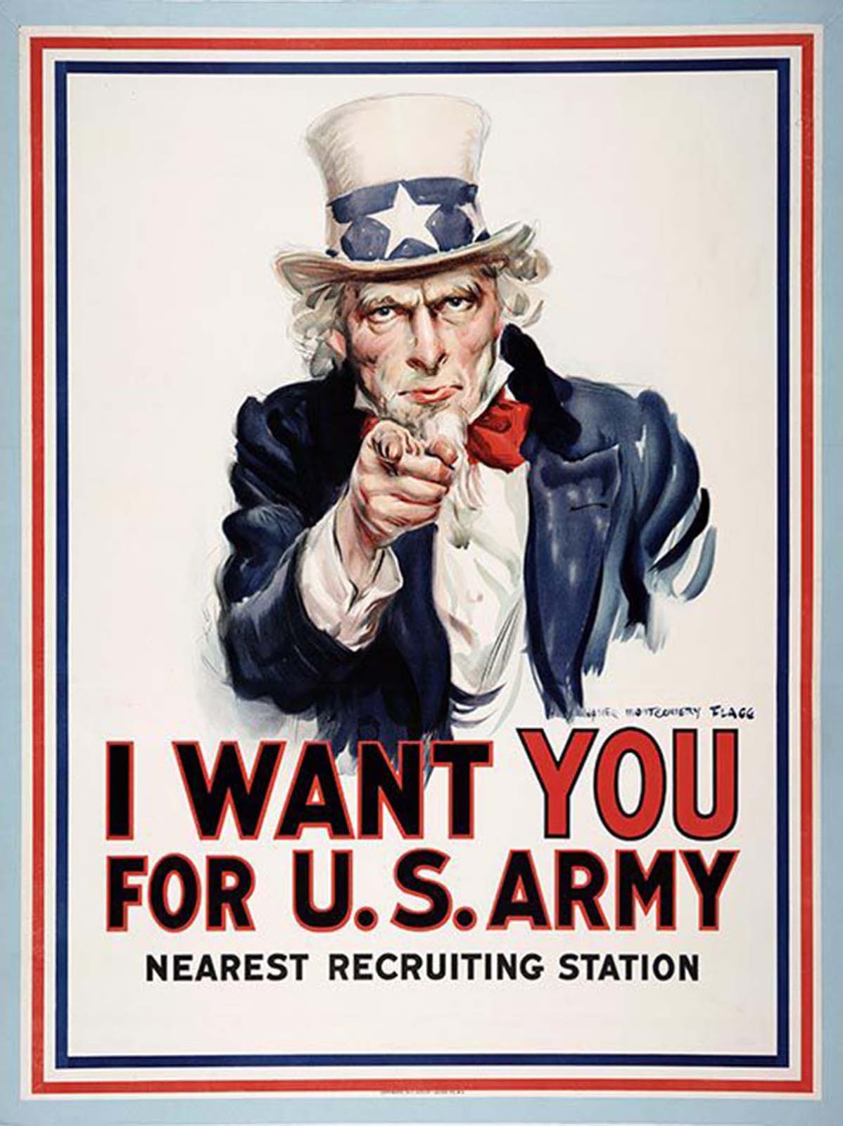 I Want You for U.S. Army, 1917, James Montgomery Flagg.