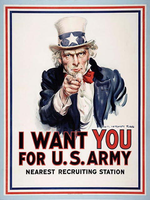 I Want You for U.S. Army, 1917, James Montgomery Flagg.
