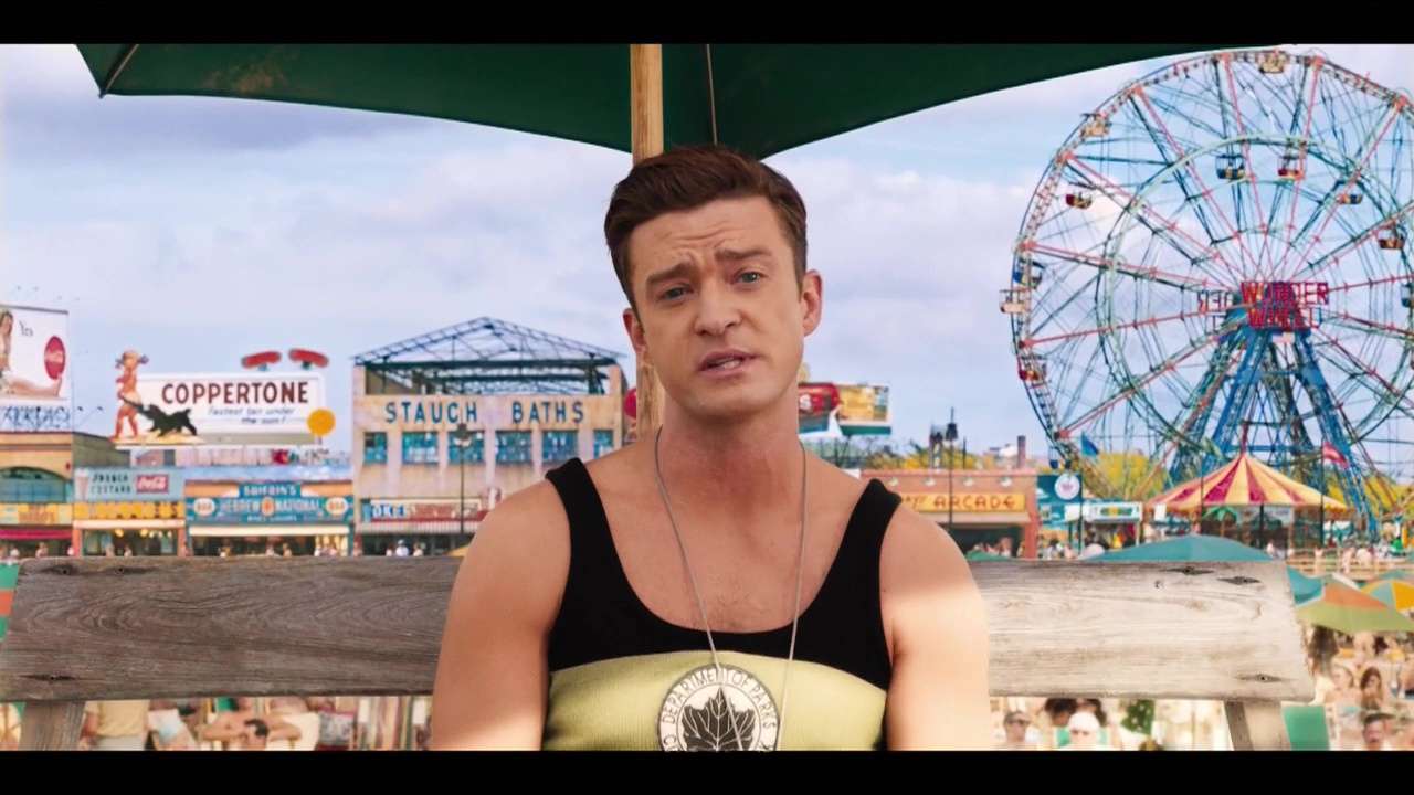 ausCAPS: Justin Timberlake shirtless in Wonder Wheel