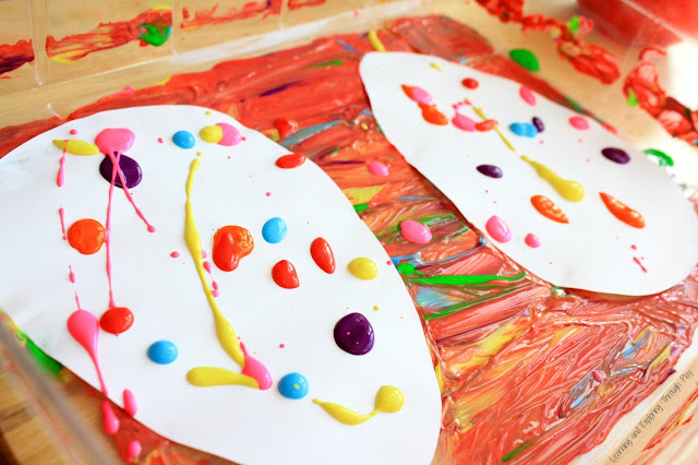 Easter Egg Process Art Cards - Easter Preschool Activities