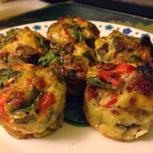 Egg & veg breakfast muffins Egg & veg breakfast muffins low carb