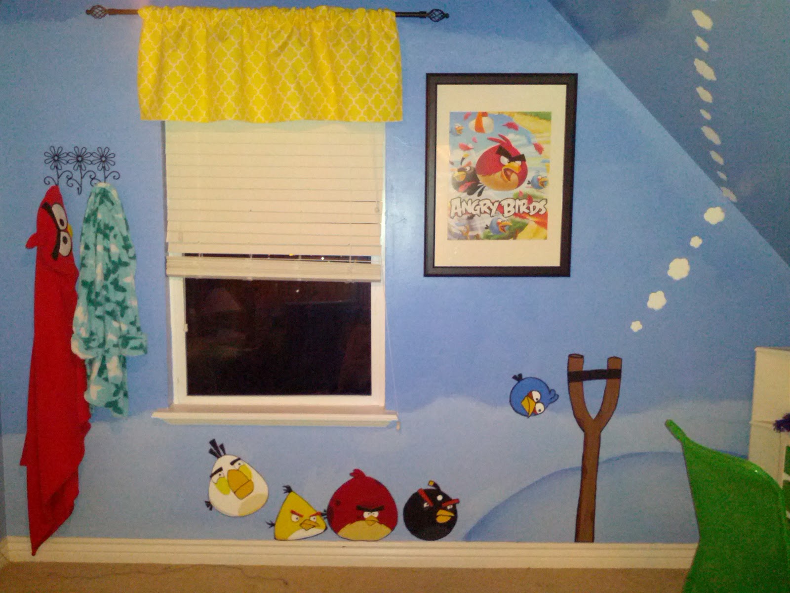 Premature Midlife Crisis Angry Birds Themed Bedroom