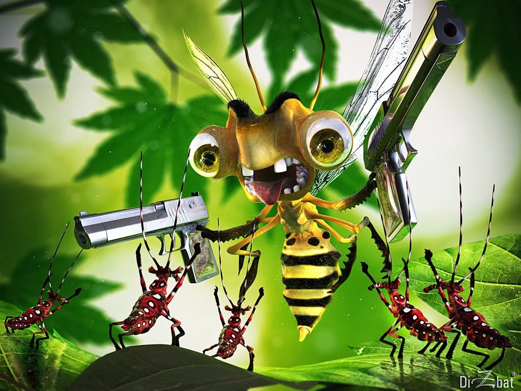 desktop toys ants flamethrower