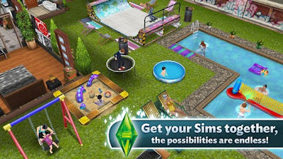بناء مدينتك الكاملة في هذه اللعبة المميزة للأندرويد والاي فون والاي باد والآي بود The Sims™ FreePlay-iOS-APK-IPA-2.5.6
