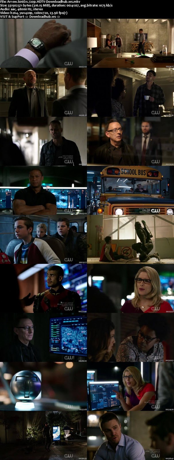 Arrow S06E11 315MB HDTV 720p x264