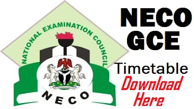 Waec Gce Timetable Pdf