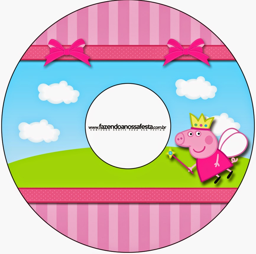 Peppa Pig Hada: Etiquetas para Candy Bar para Imprimir Gratis.
