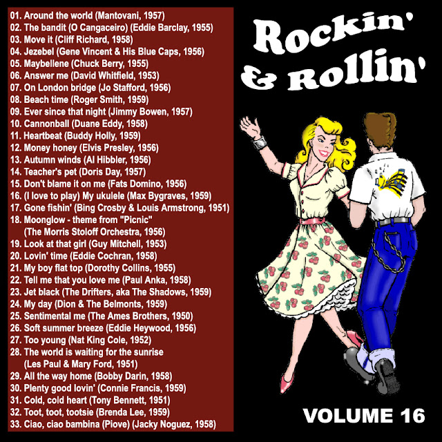 Cd collection Back To The 50's - Rockin' & Rollin' 16 Back