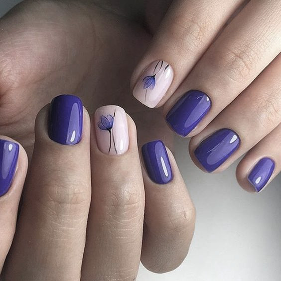 manicura violeta bridgerton