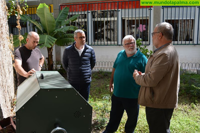 El Consorcio de Servicios de La Palma sigue impulsando el compostaje en los centros escolares de la isla