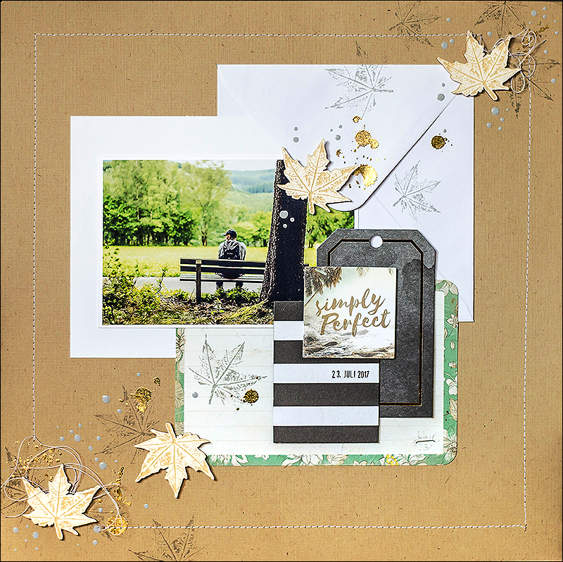 Stephanie Berger - Scrapbooking Layout - Wycinanka - Simply Perfect Stephanie Berger - Scrapbooking Layout - Wycinanka - Simply Perfect