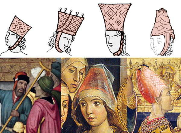 Molestar Crueldad collar Indumentaria Medieval: Tocados