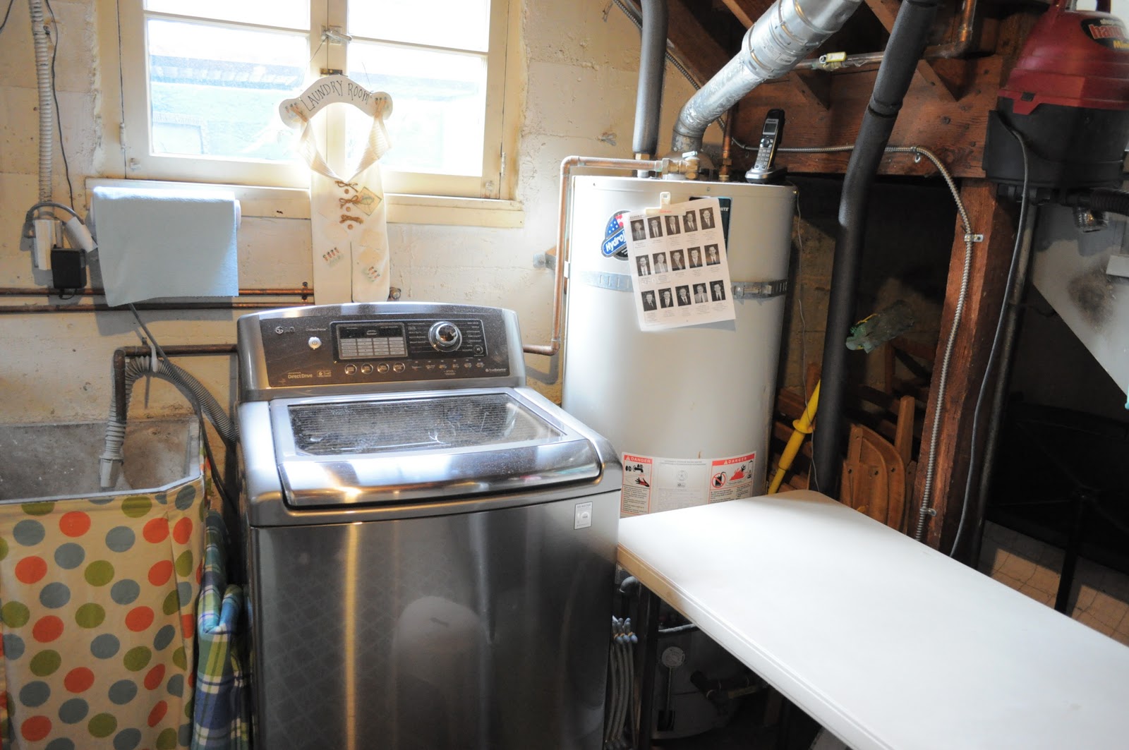 Project laundry room Under the stairs Organizing Made Fun Project