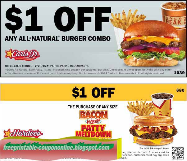 Save more at these popular stores Hardees Coupons