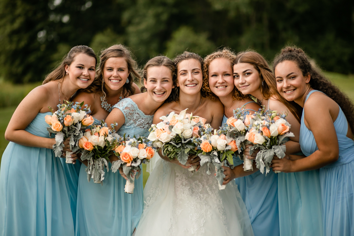 It's a happy moment for every Bride and her crew.